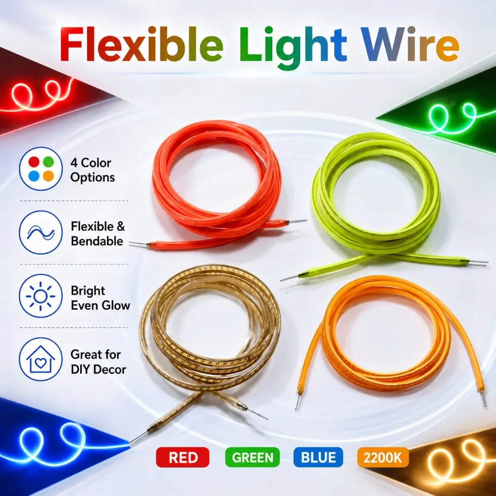 DC12V/24V Ultra Slim Flexible Spiral LED Filament Diodes 130-600mm Replacement DIY Parts for Retro Edison Bulb Lamp Strip Decor