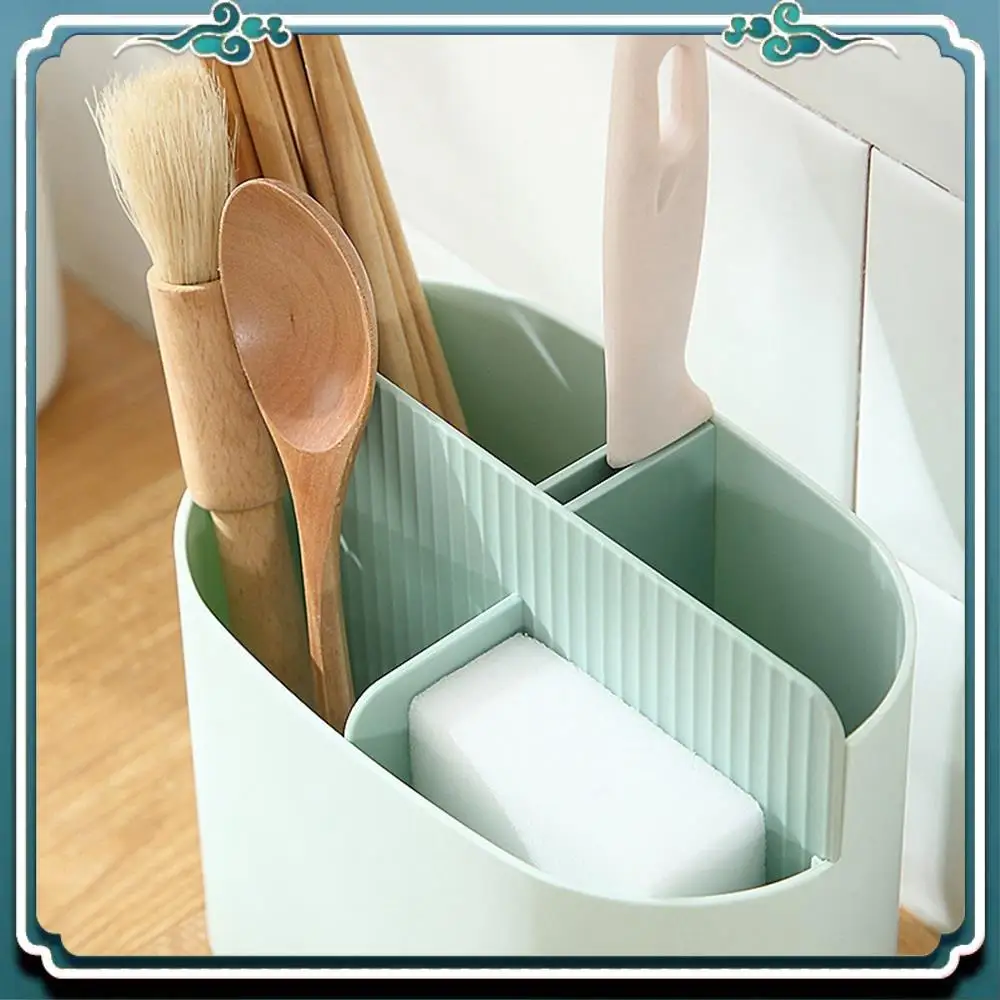 Kitchen Cutlery Organizer Knife Stand Multifunctional Spoon Fork Storage Holder Box Drain Storage Holder Tray Shelf Limited Time
