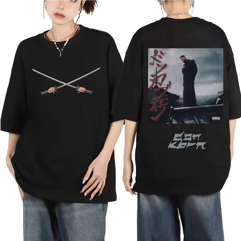 

Rapper Eladio Carrión Album Merch T Shirt Fashion Hip Hop Vintage Short Sleeve T Shirts Men Women High Quality Cotton T-shirts