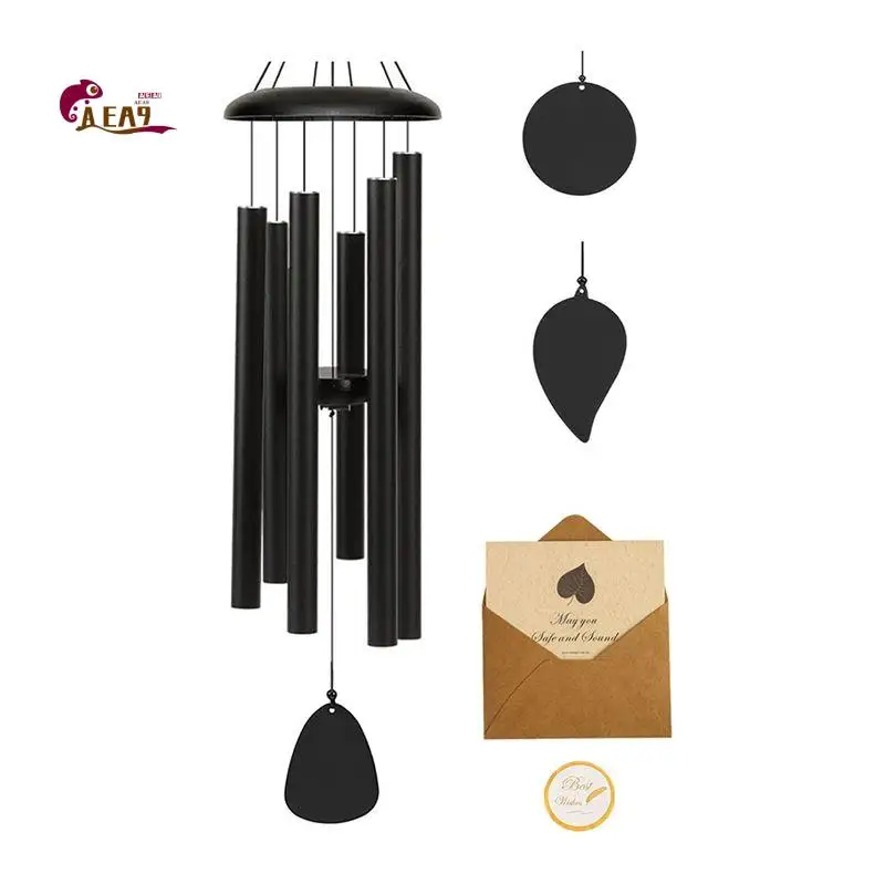 AEA9-Wind Chimes For Outside, 3 Replaceable Wind Catchers, Wind Chime With Deep Tone,Large Windchime, Windchimes Outdoors