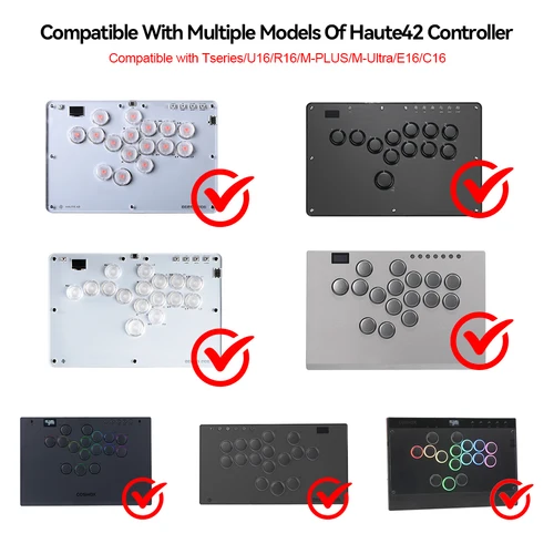 Imagen 2 del producto Bolsa de transporte protectora Haute42 para controlador sin palanca Hitbox, bolsa de almacenamiento para controlador Haute42, bolso de viaje portátil