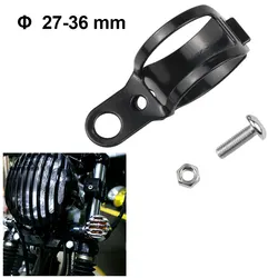27-36 mm Motorcycle Mount Turn Signal Bracket Flasher Bracket Blinker Indicators Holder Fork Mount Clamp for ATV Scooter Motos