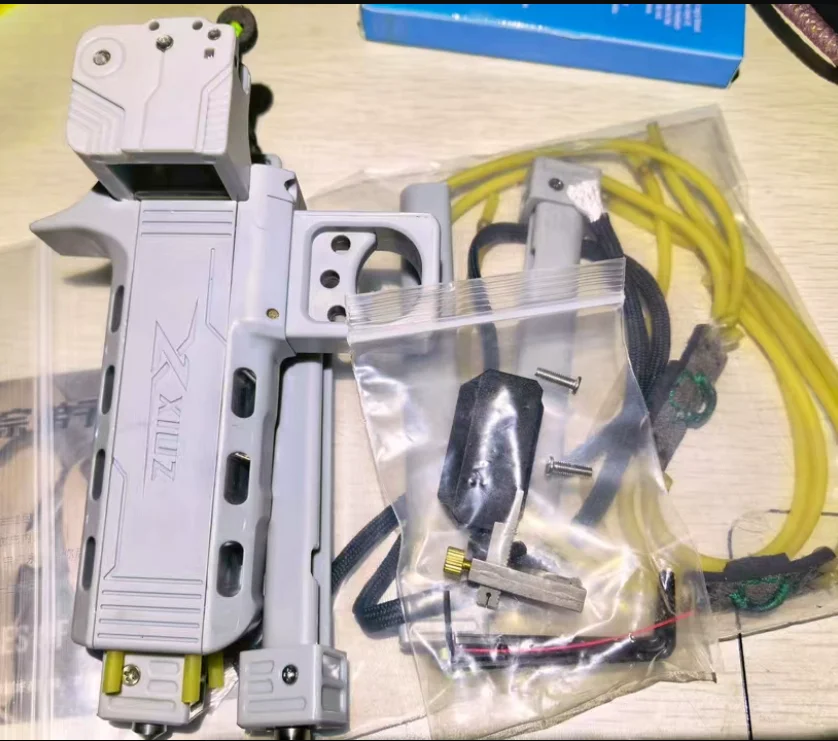 Multi Functional Automatic Loading Nylon Rapid Shooting Tool Outdoor Competitive Toy Continuous High Precision Shooting EDC Tool