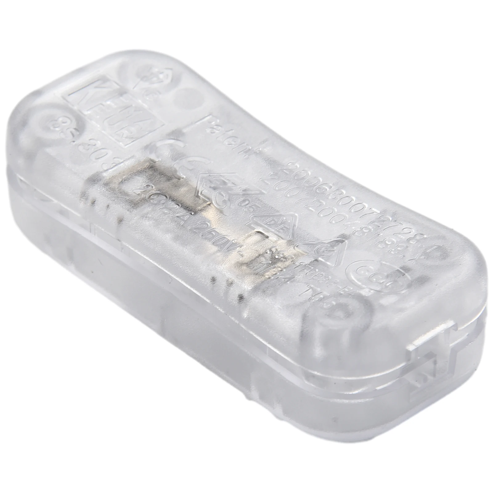 White Black Transparent Rocker Switch In Line Switch Cord Cable Table Side Lamp Bedside Lamp Switch High Quality