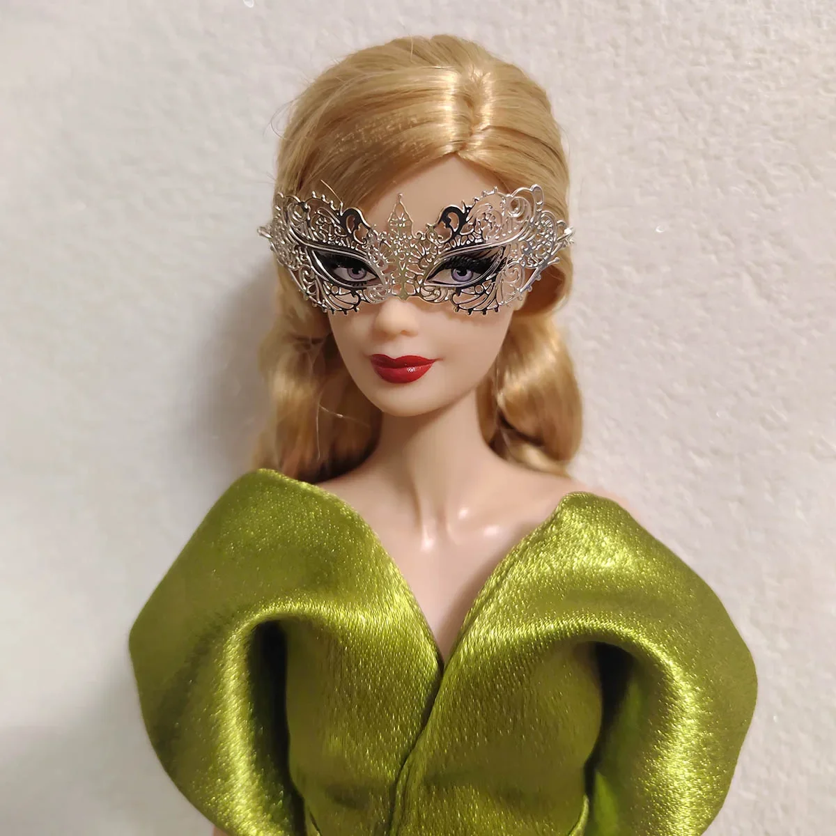 1/6 Supermodel Doll Metal Eye Mask Original Design Cosplay Jewelry Accessories For 30cm BB FR Doll Dinner Party Makeup Dress Up