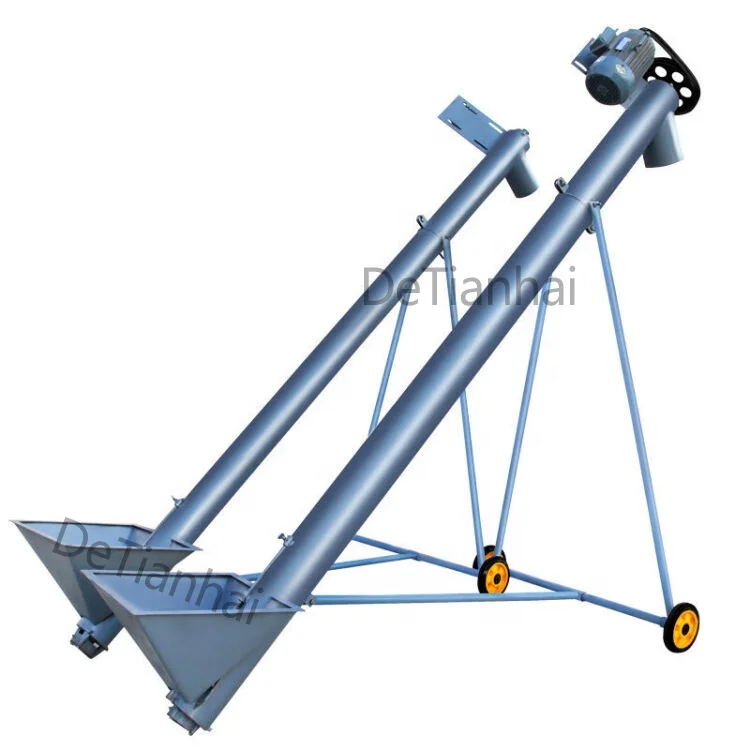 Лидер продаж Dezhou Tianhai Screw Conveyor Screw Hoister Feeding Conveyor Machine