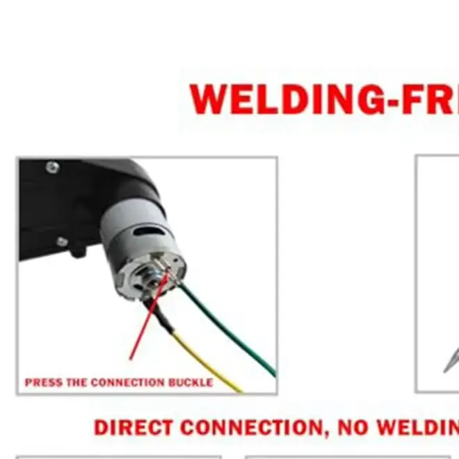 User Friendly Installation Kit DIY Toy Car Wiring Toy Car Conversion Kit Plastic Housing Material Start Switch Button