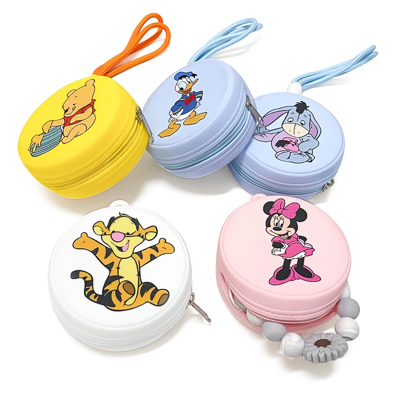 1PC Cartoon Character Silicone Baby Nipple Bag Portable Pacifier Holder Case view 5