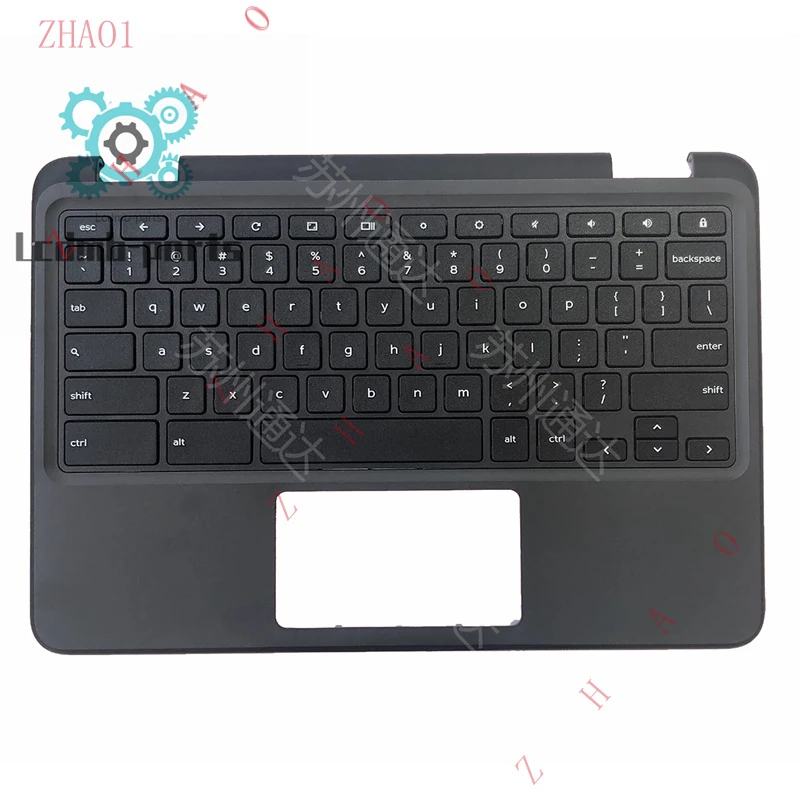 

Z New For Dell Chromebook 11 3120 2-in-1 Palmrest Cover US Keyboard 0WHJ70 WHJ70