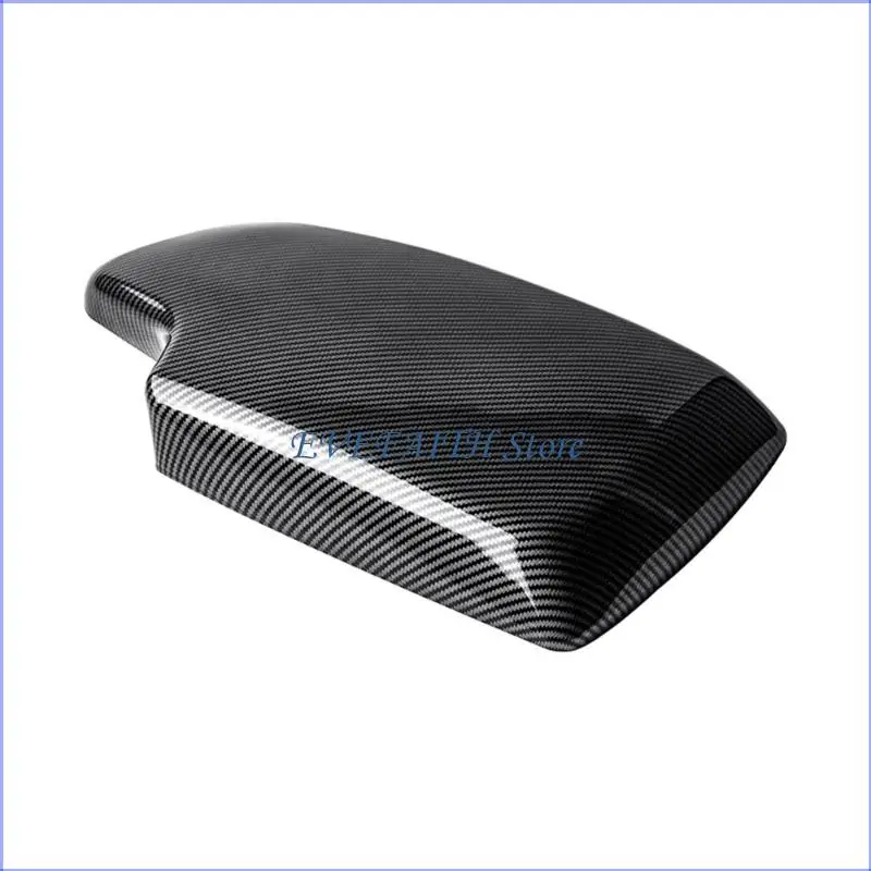 

124B Сменный защитный чехол на подлокотник для E90 E92 325i, текстура из углеродного волокна, ABS, чехол на подлокотник, для