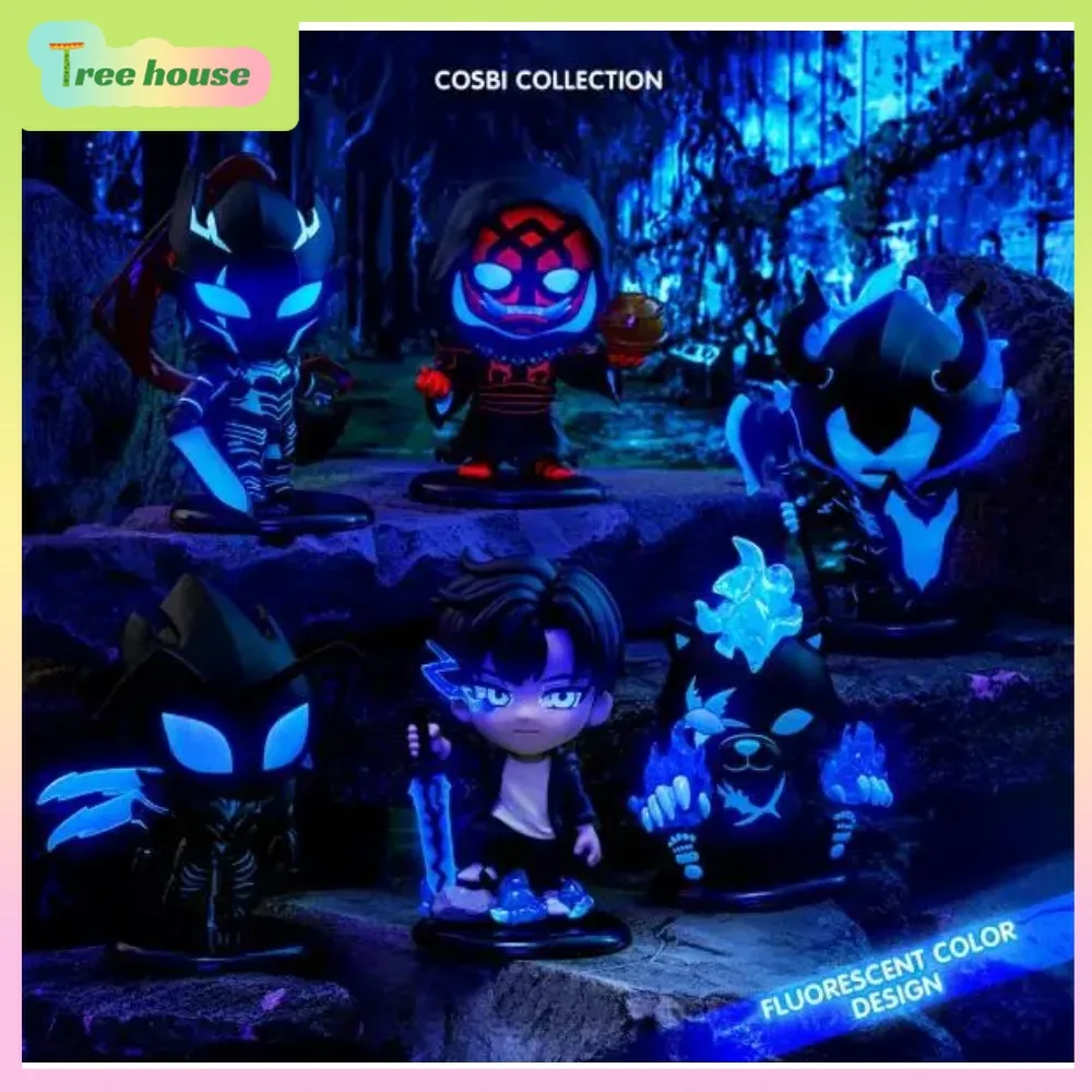 Оригинальная коллекция Blind Box от Hot Toys Solo Leveling COSBI – Премиальные мини-фигурки Shadow Monarch и Hunter Camp для коллекционеров