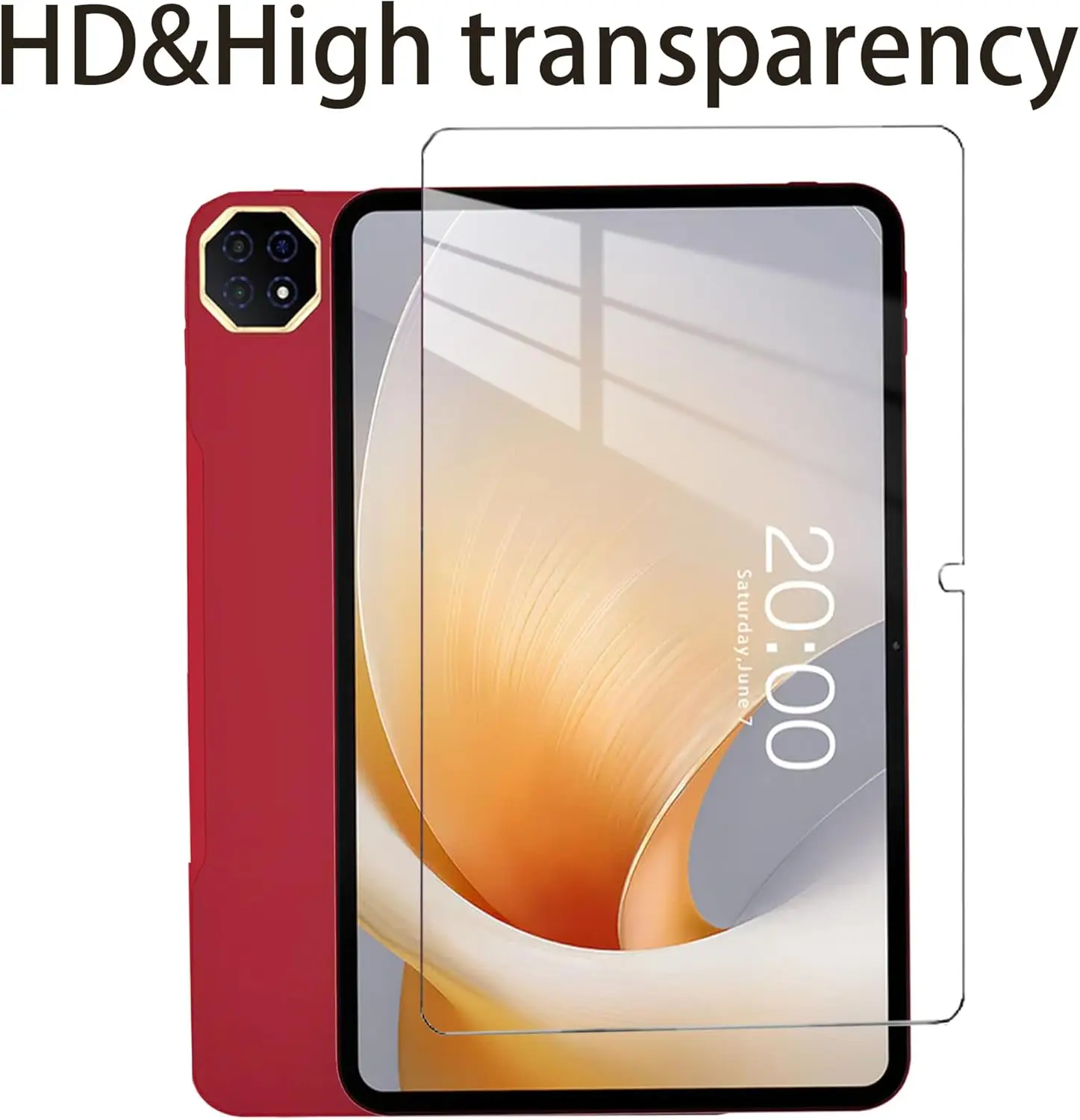 2 PCS 9H Tempered Glass Screen Protector For Teclast T65 Max Plus T50 T60 Pro M50S P50T Mini 8.7 11 13.4 Inch HD Protective Film