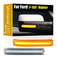 2Pcs Clear Lens LED Side Mirror Blinker Turn Signal Light For Ford F150 F-150 2009-2014 Raptor SVT 2010 2011 2012 2013 2014
