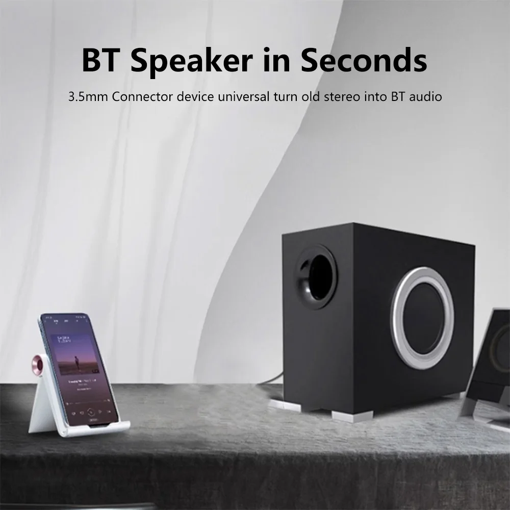 Universale Bluetooth 5.0 Ricevitore Convertitore Audio USB 3.5MM AUX Amplificatore Altoparlante Cavo Audio Adattatore Per TV PC Cuffie Auto