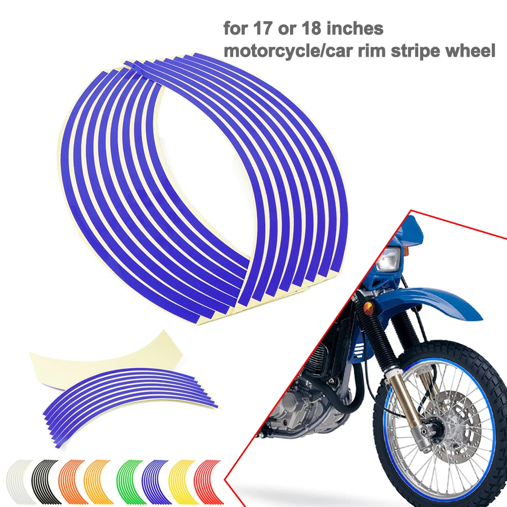 

For BMW R1200 GS R1250 GS LC ADV R 1200 GSAdventure R1250R R1250RS R1250RT Wheel Sticker Reflective Rim Stripe Tape Stickers