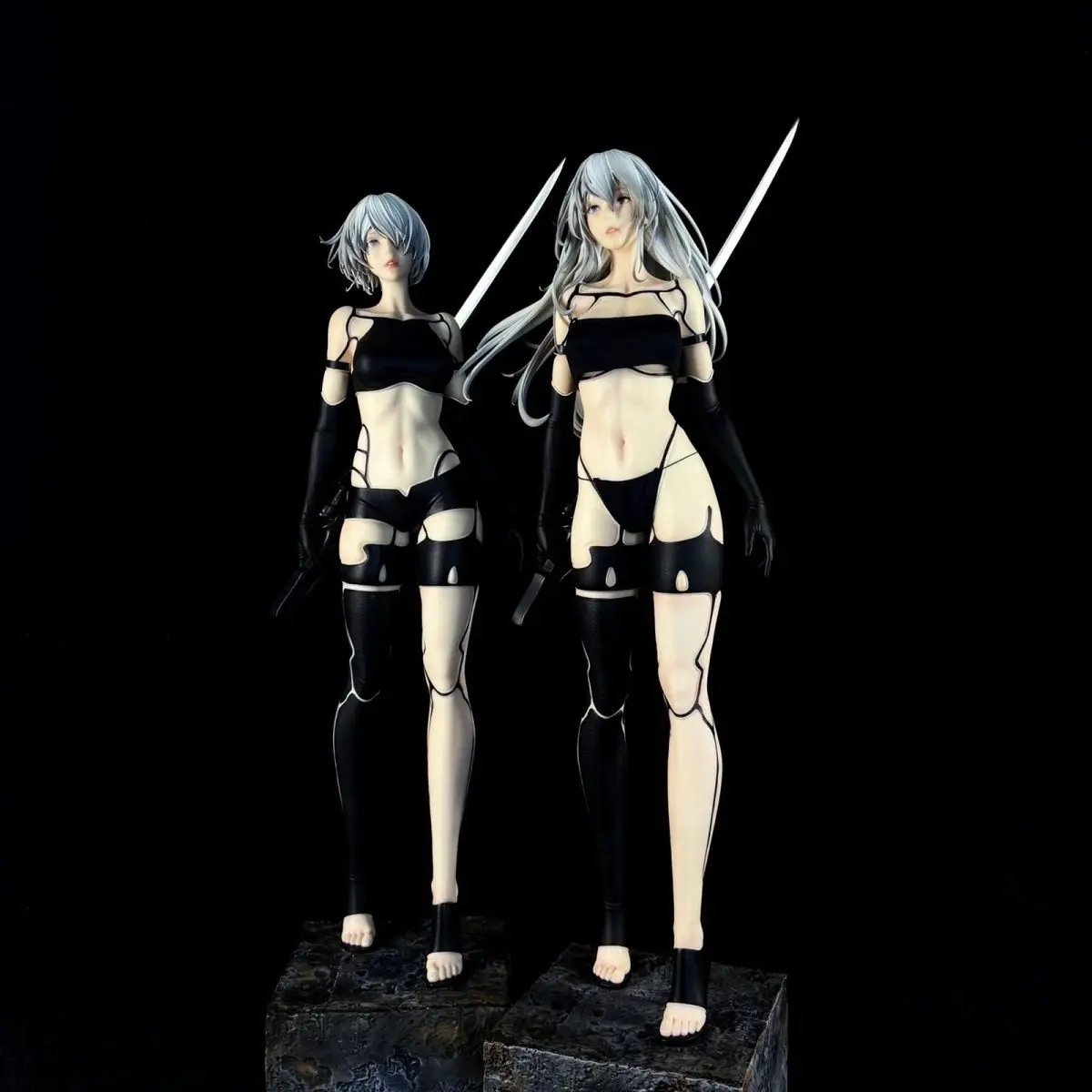 En Stock Nier: Automata A2 Battle Damage Edition 1/4 50cm estatua figura Boutique estatua adornos de escritorio Decoración
