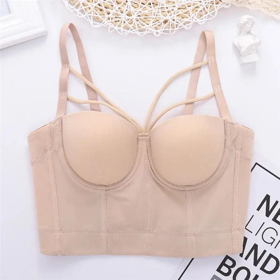 新しいセクシーな夏のクロップトップ女性用プアップ原宿風ボディストップトレンディなレディースベストスリムファッショナブルなレディース服