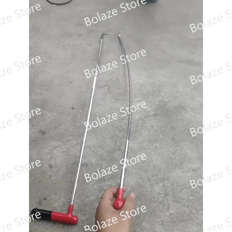 

Car Dent Removal Hooks Replaceable Tip Pry Tool Manganese Steel Paintless Hail Dent Repair Kit