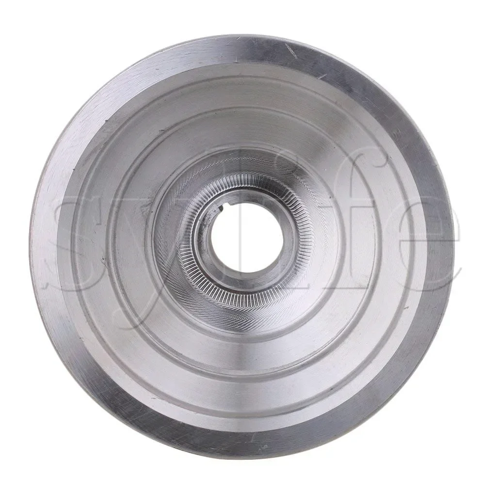 

54mm to 150mm Outter Dia 28mm Bore Width 12.7mm Aluminum 5 Step Pagoda Pulley Belt for A Type V-Belt Timing Belt