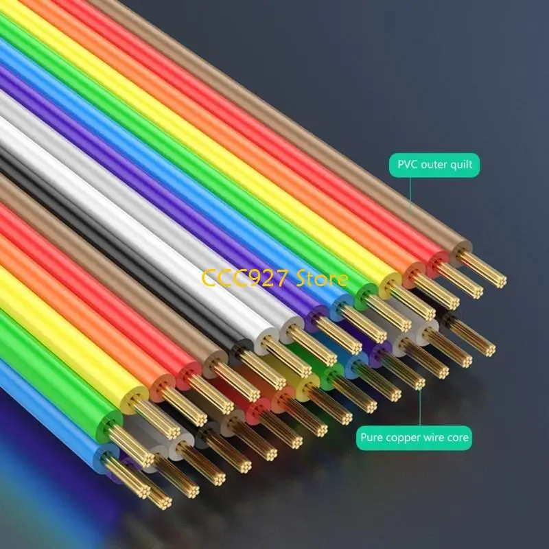 B03F DB15 Extension Cord DB15 Male to Female Connectors Wire Flat Ribbon Cable for Electronics and Machinery Multiple Length
