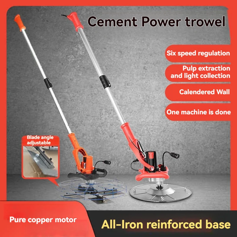 Applicable to Mortar Floor Polishing Machine Cement Pavement Smoothing Machine Manual Push Electric Concrete Floor Polishing Mac