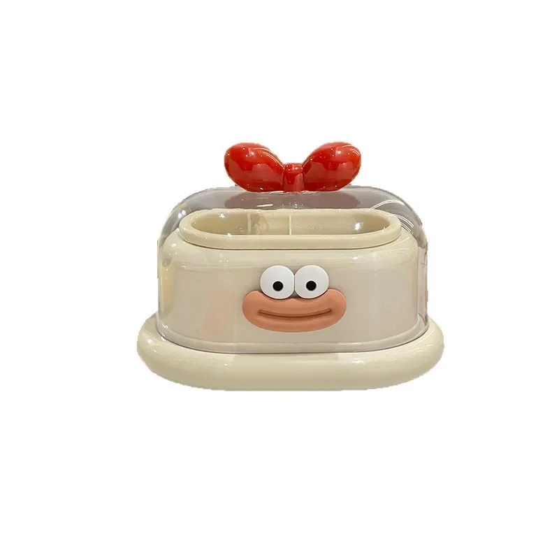 1PCS Creative Dopamine Toothpick Plastic Multi-Purpose Cotton Swab Floss for Living Room Tabletop Home Desktop Storage Box