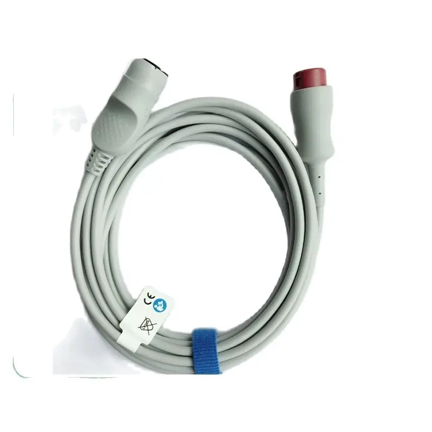 

Original For Mindray IM2201 12pin IBP Cable for ICU Invasive Blood Pressure Cable for Hospira 001C-30-70759