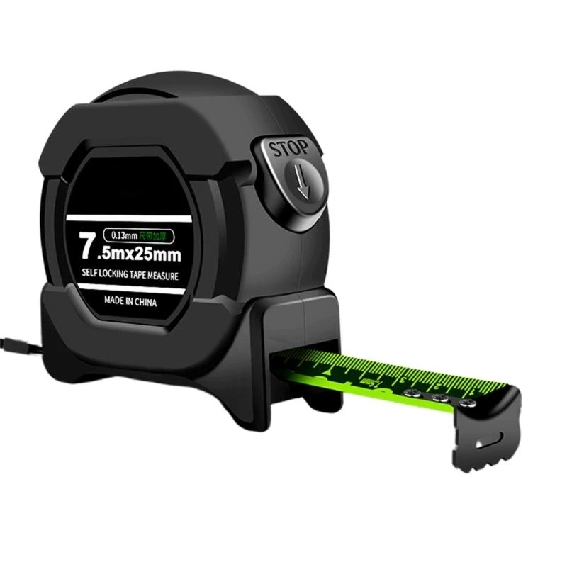 

652F Flexible & Durable ABS Tape Measure with Clear Scale & Fluorescent Coating Reliable locking Tape Measure for Home