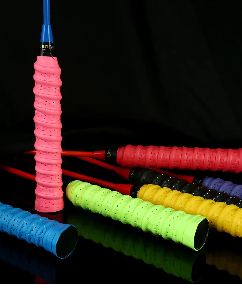 Overgrips para raquete de tênis, fita anti-derrapante para suor, envoltório absorvente para raquete de badminton, pesca, à prova de suor