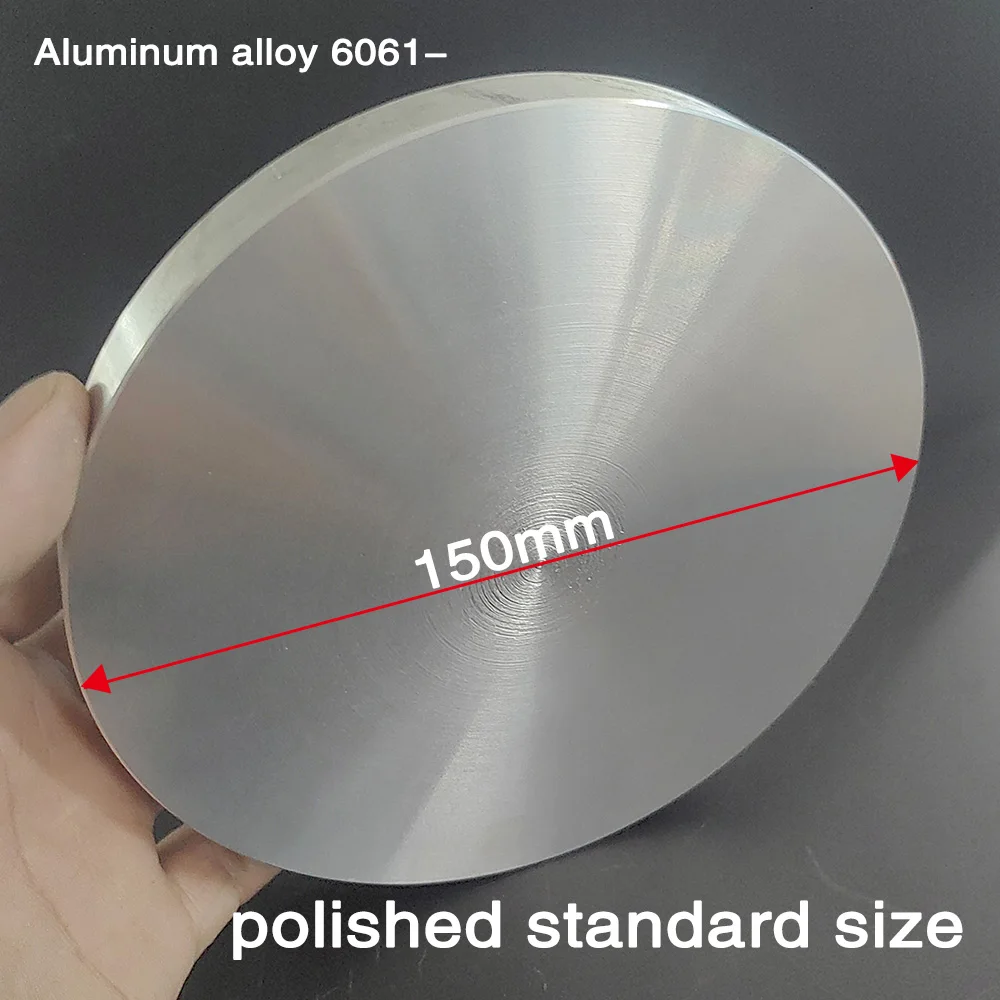 Aluminum Alloy Round Rod 6061 Polished Standard Size Diameter 100mm-150mm Thickness 10mm-30mm for Engineering Applications