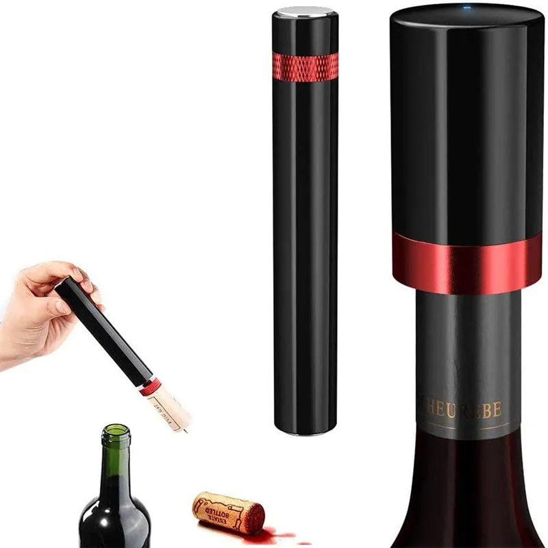 Portable Wine Bottle Opener, Air Pump Stainless Steel Pin Jar Cork Remover CorkscrewKitchen Bar Accessories Gfit OpeningTools