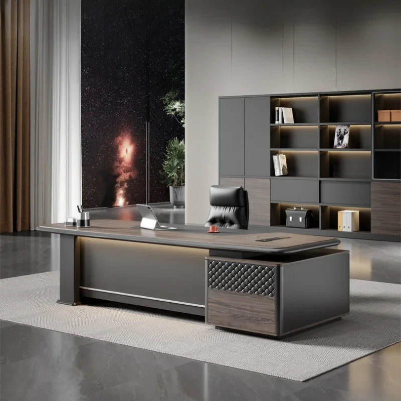 

Luxury Executive Office Desks Manager Drawers Table Storage Computer Desks Home Bedroom Mesas De Escritorio Office Furniture