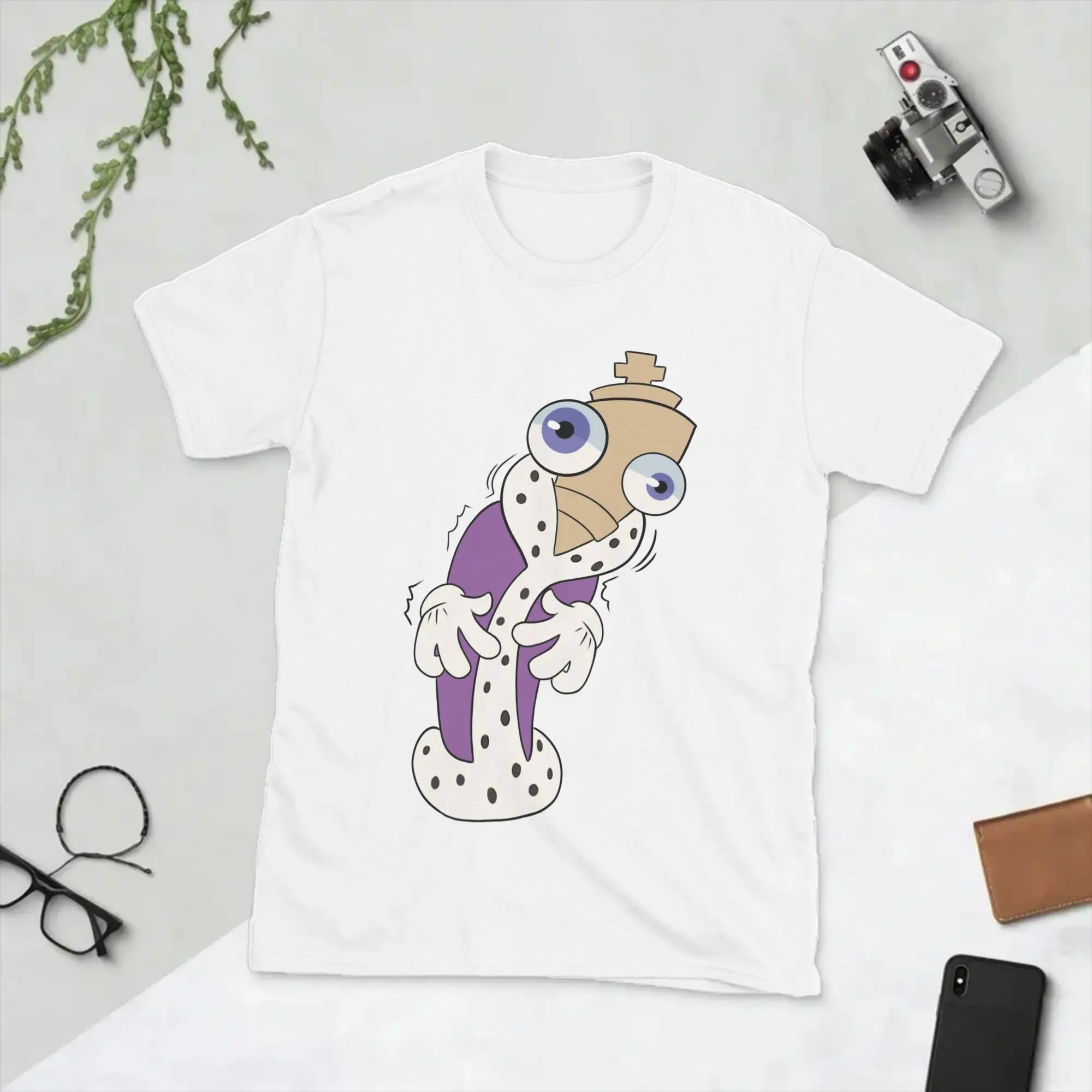 Men Kinger Cartoon Digitals Circus T Shirts  100% Cotton Clothing Vintage Short Sleeve Crewneck Tee Shirt Unique T-Shirts