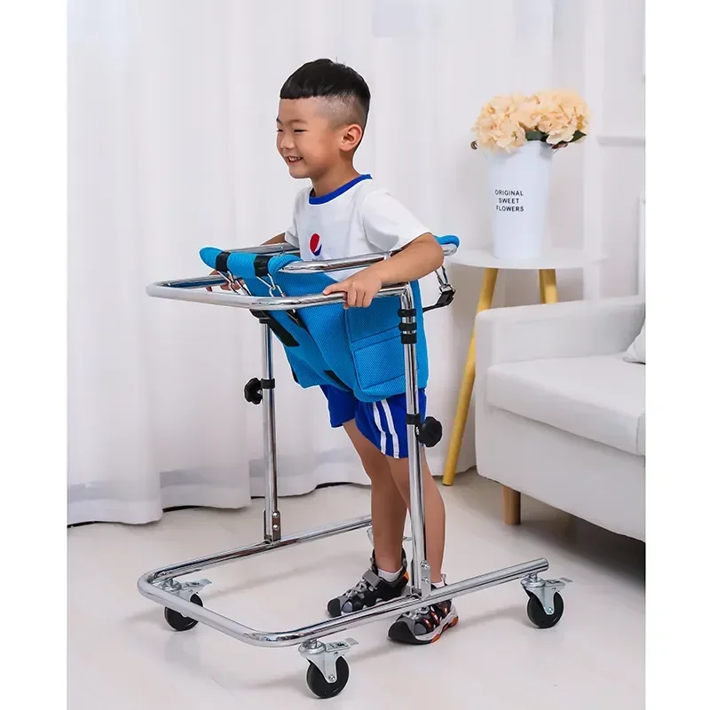 Adjustable Height Walker For Children With Cerebral Palsy Frame Disabled Assistive Equipment