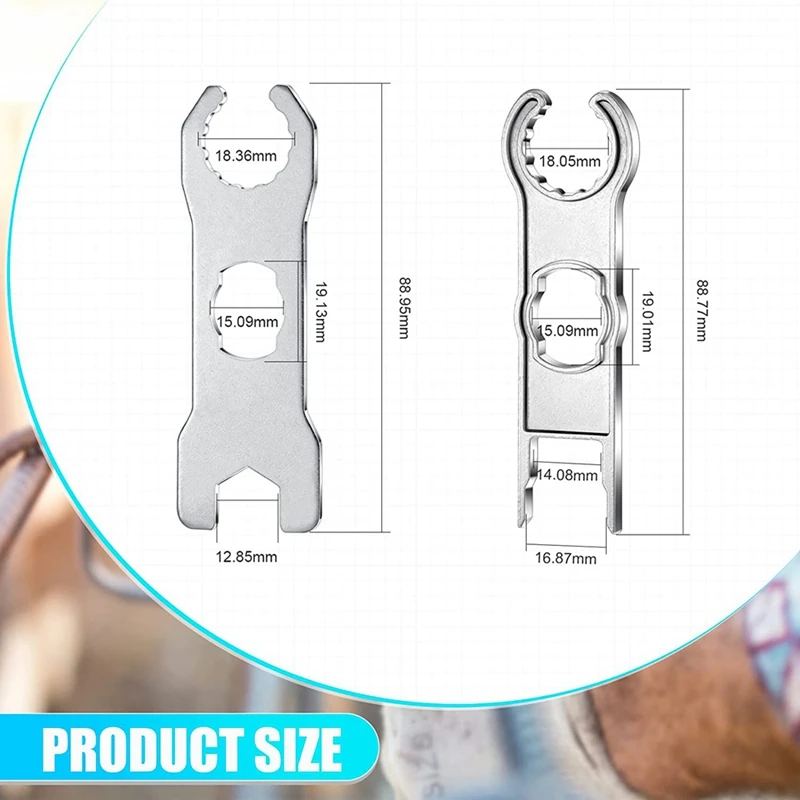 Metal painel solar conector ferramenta chave componente pv ferramenta solar tampa terno diy chave instalação especial 3 par