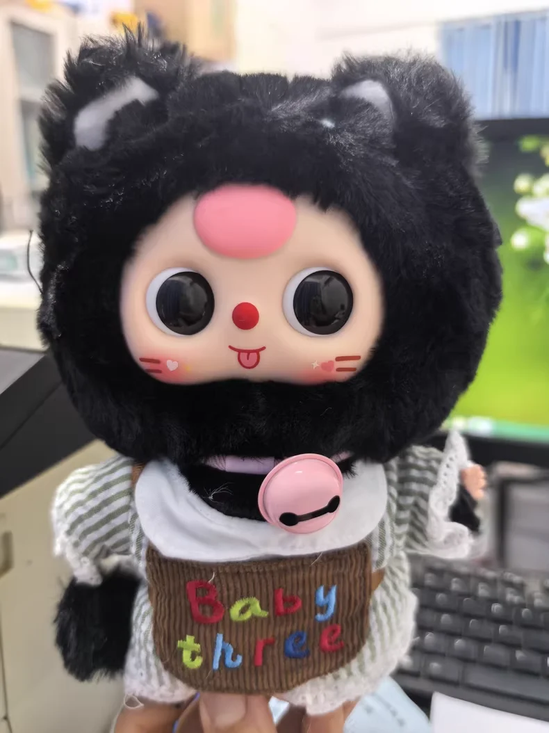 

In Stock Baby Three Kitten Wardrobe Series Plush Blind Box Cute Doll Pendant Mystery Box Trendy Play Doll Girl Birthday Gift