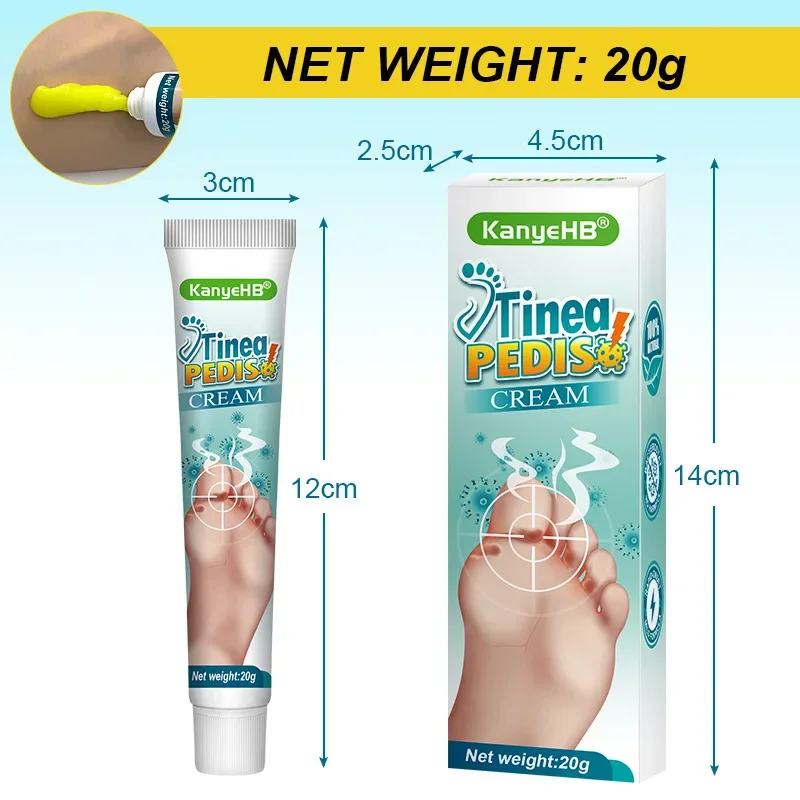 Foot Deodorant Cream Foot Odor Bacteriostasis Antipruritic Athlete\'s Foot Ointment Skin Topical Cream Personal Health Care