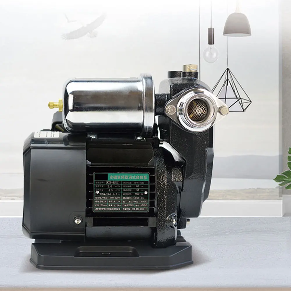 Self-priming Vortex Variable Frequency Pump Permanent Magnet Motor 1WZB-35DC Constant Pressure Pump For Home Hotel