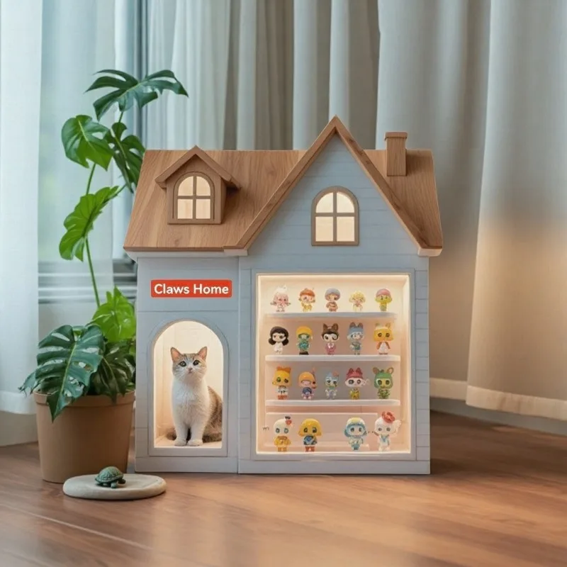 Pet cat villa cat cabinet, cat climbing frame