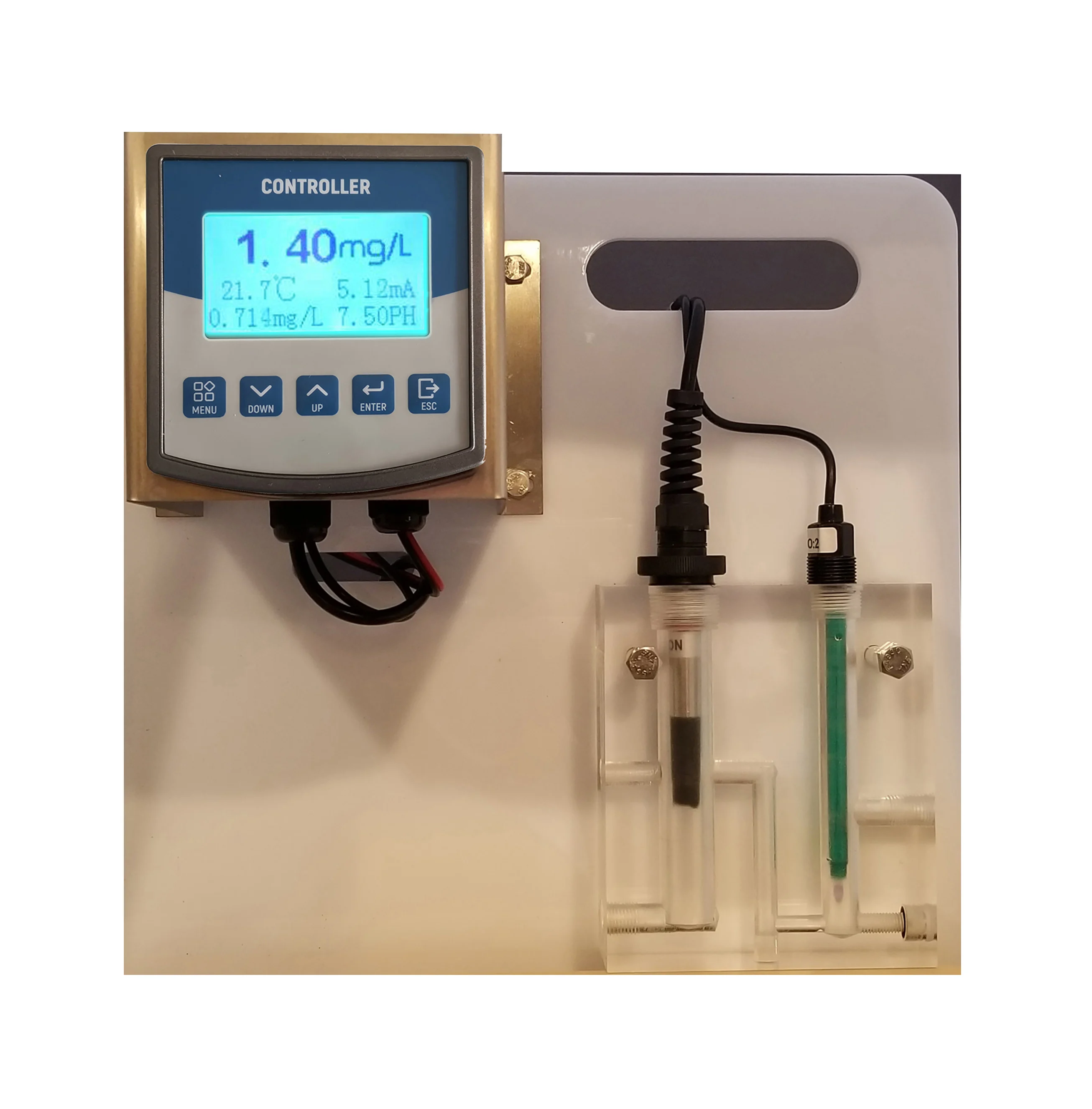 Free Chlorine Sensors For Swimming Pool CL-6850 With 4-20ma And LCD Display OEM And ODM Supported