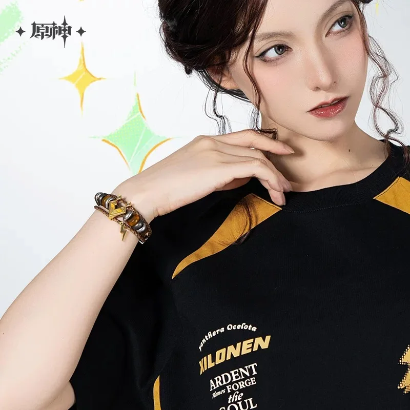 사전 판매 miHoYo 공식 Genshin Impact Ten Thousand Fires and Foothills 시리즈 Xilonen Impression 팔찌 코스프레 선물 애니메이션