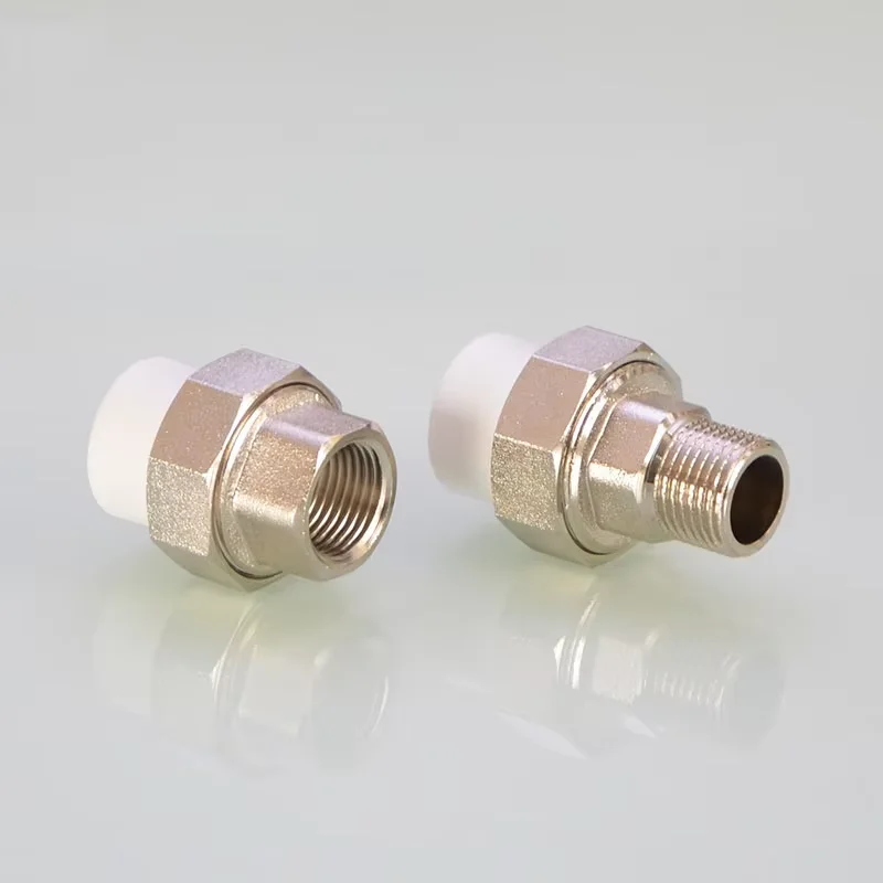 

1/2in 20ppr Outer Wire Live Connection 3/4in Copper Live Connection Water Pipe Hot Melt Ppr Accessories Pipe Fittings Connector