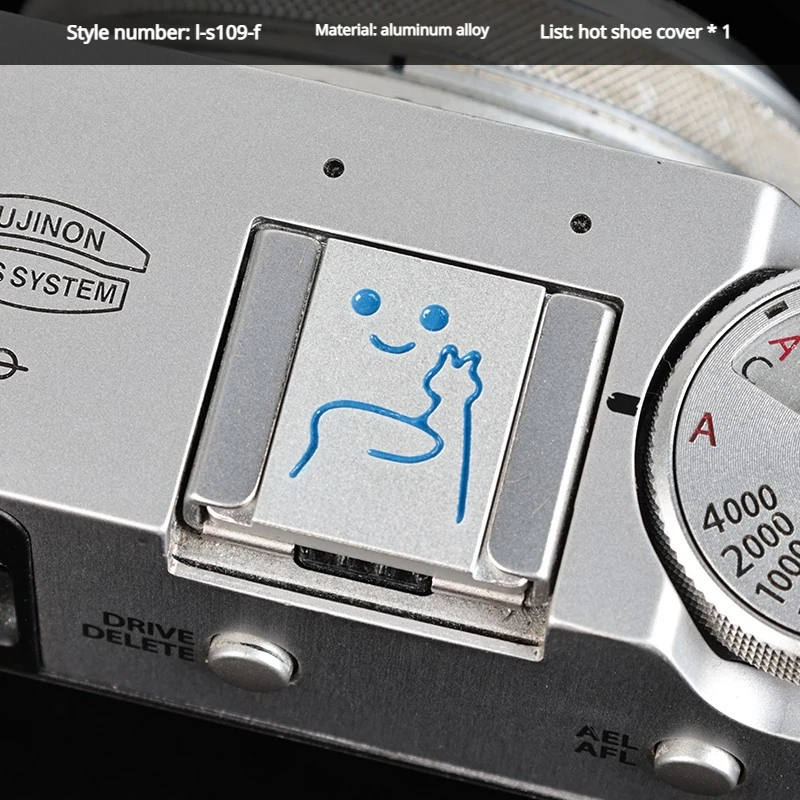 Kamera-Blitzschuhabdeckung, geeignet für DSLR, Canon, Nikon, Fujifilm, Panasonic, Leica, Olympus, spiegellose Kamera, Blitzschuhanschluss, Metallstaub