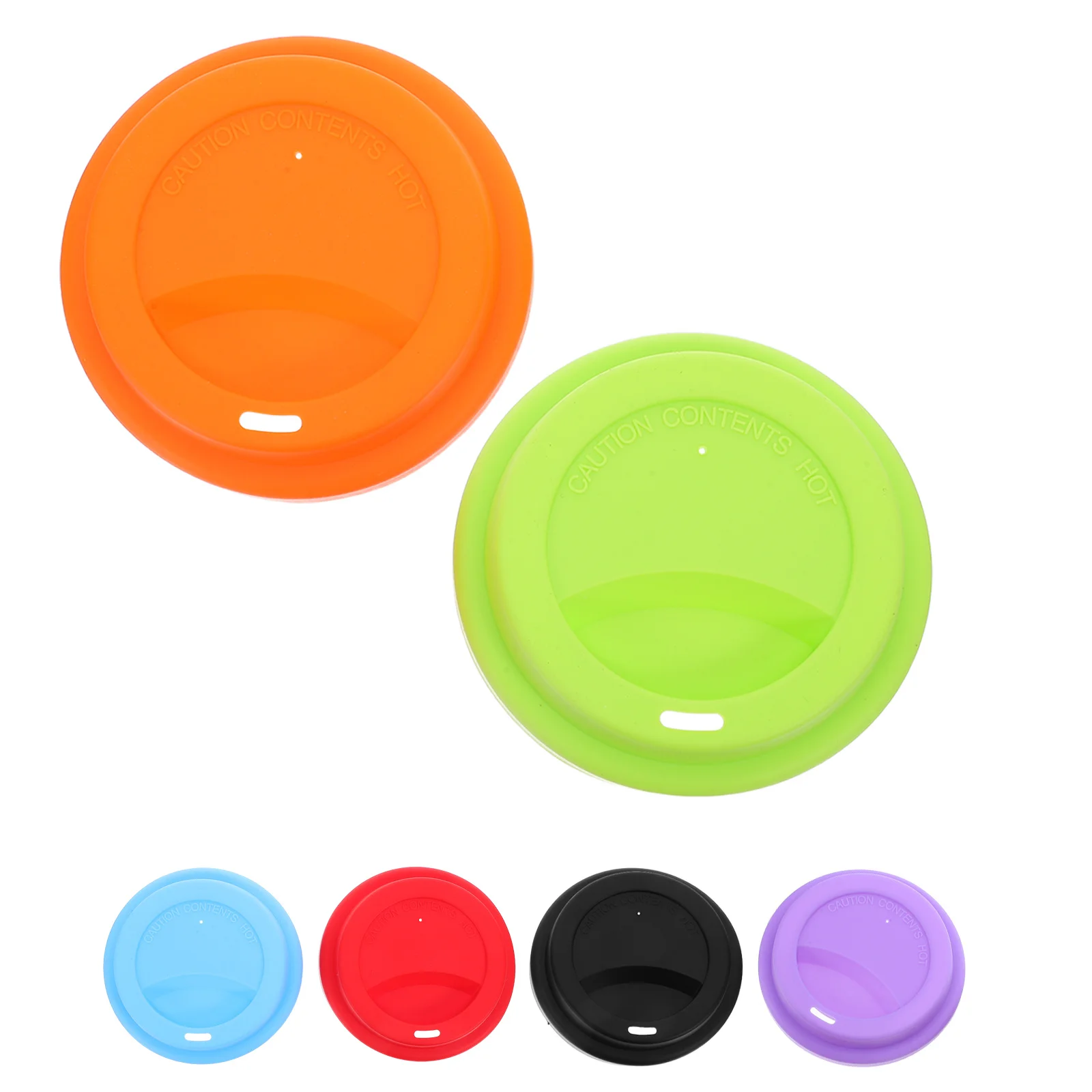 6 szt. Silikonowe Pokrywki na Kubki Pyłoszczelne Wykonane z Bezpiecznego Materiału do Kawy Herbaty Soków Napojów Silikonowa Pokrywka na Butelkę Pokrywka na Kubek
