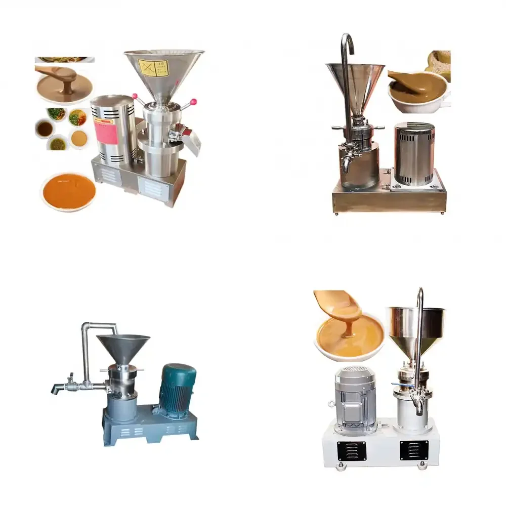 Industrial Electric Coffee Bean Grinder and Nut Milk Processing Plant for Peanut Butter Making Tiger Nuts Almond Milk