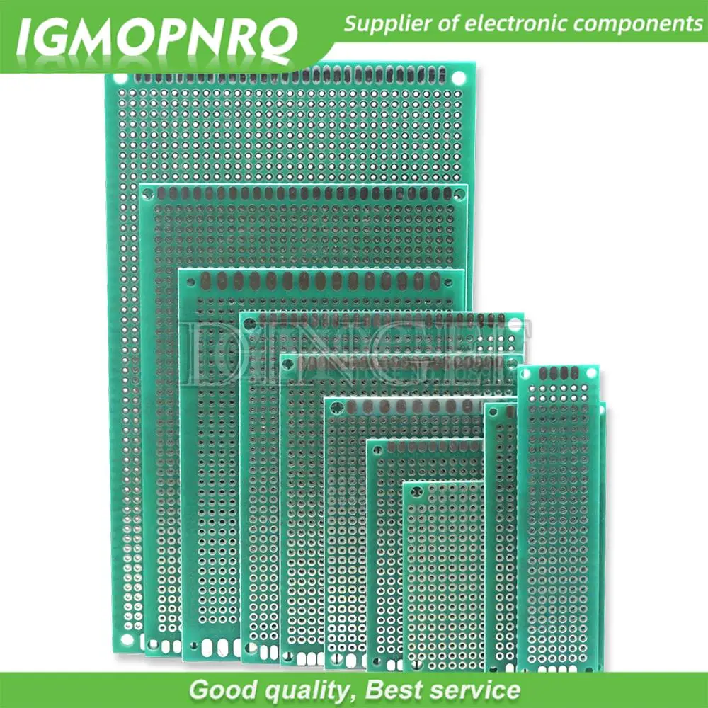 7x9 6x8 5x7 4x6 3x7 2x8cm Singhal Side Prototype Diy Universal Printed Circuit PCB Board Protoboard 4*6 6*8 5*7 3*7 Green