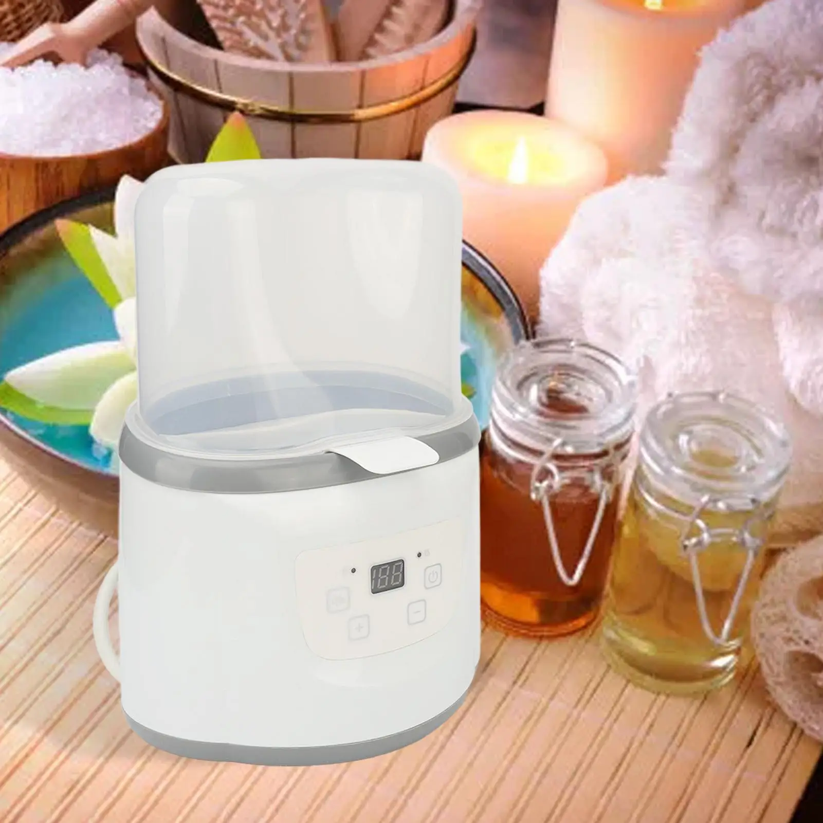 4-in-1 Digital Baby Bottle & Massage Oil Warmer with Accurate Temperature Control - Lotion Heater & Insulation