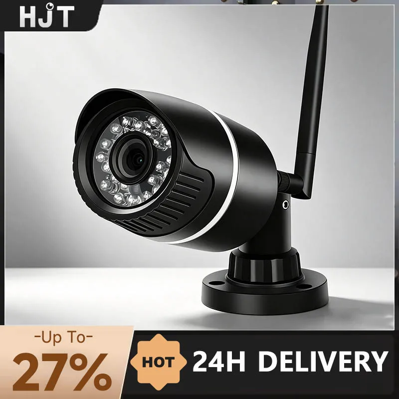 HJT 4K WIFI 8.0MP H.265 IP камера Outdoor Security Surveillance System P2P Phone Remote 5MP 2MP Wireless Video Surveillance