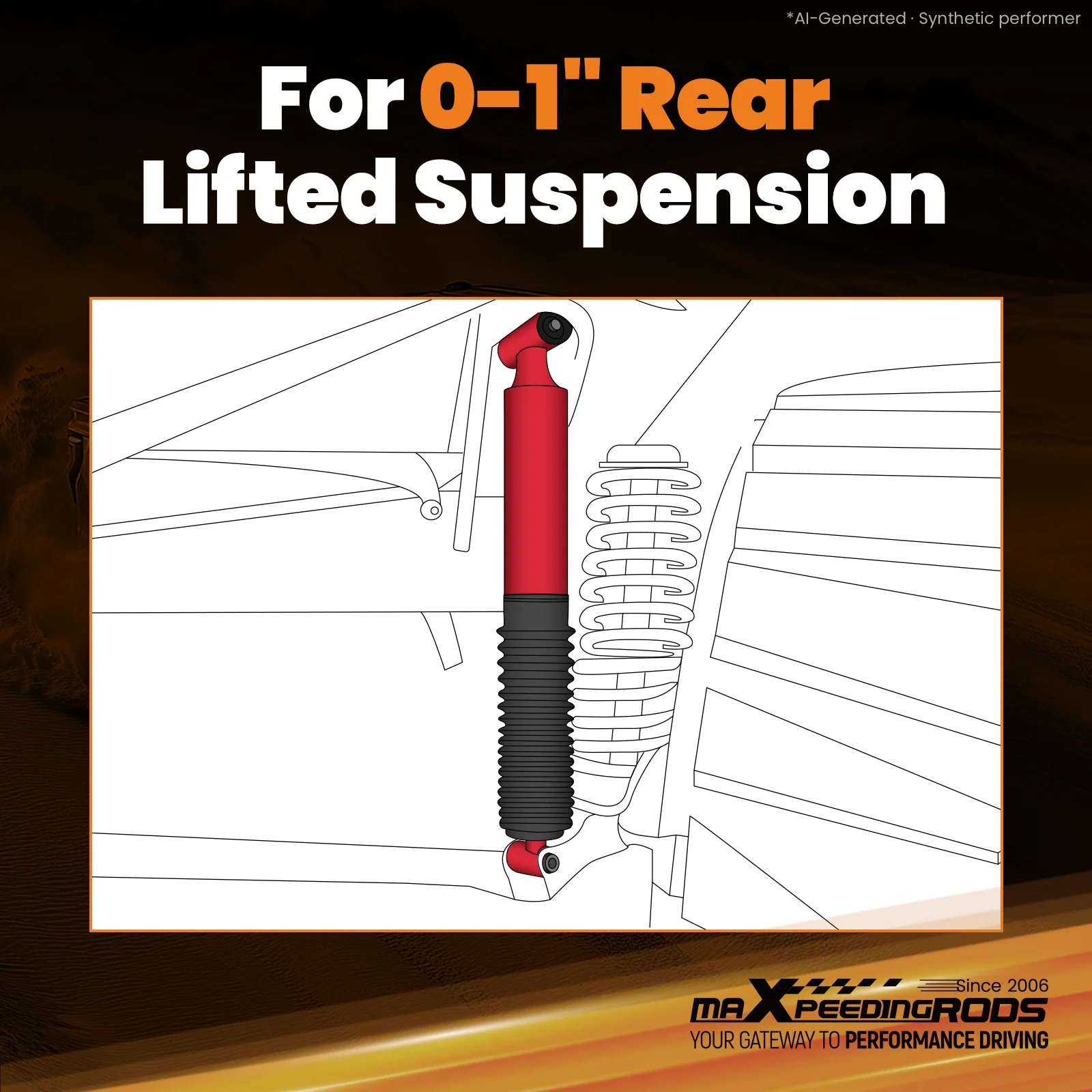 Rear Shock Absorber 0-1