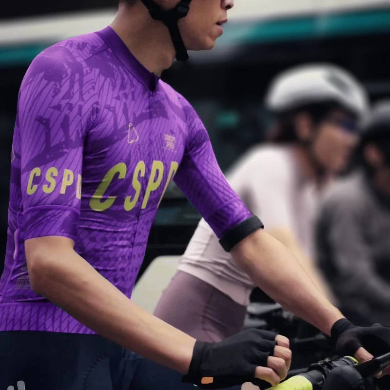 

CSPD Comfortable Cycling Jersey for Men,Performance Short Sleeve Bike Jersey,High Quality Racing BIcycle Clothing